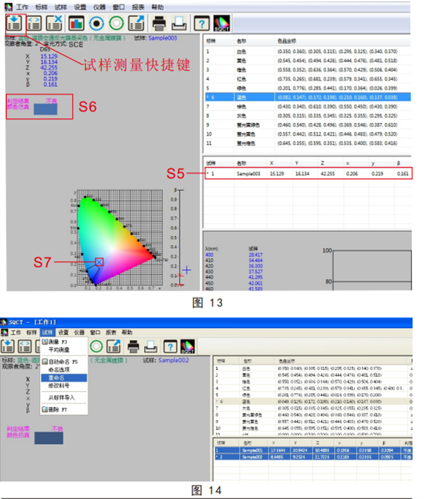 給路標專用色差儀的數(shù)據(jù)測試方法2