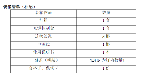 CC120-75-4TL棉花分級(jí)燈箱說(shuō)明書(shū)6