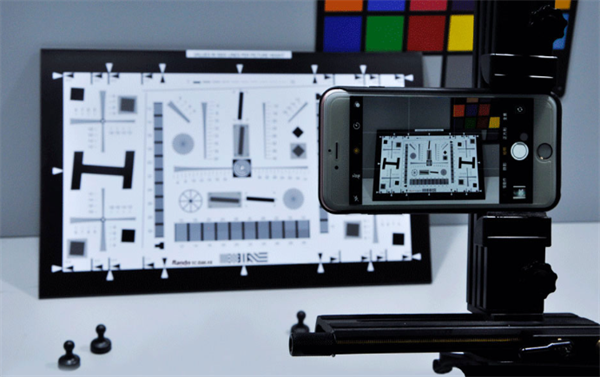 分辨率測(cè)試卡的拍攝